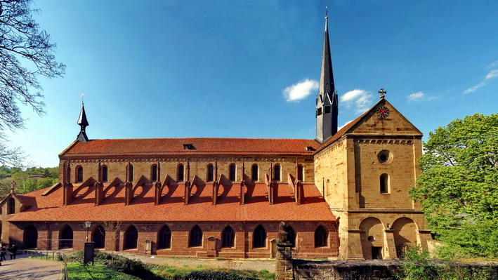 Kloster Maulbronn - Kirchenschiff (Sdseite) - Full-HD) - bitte klicken